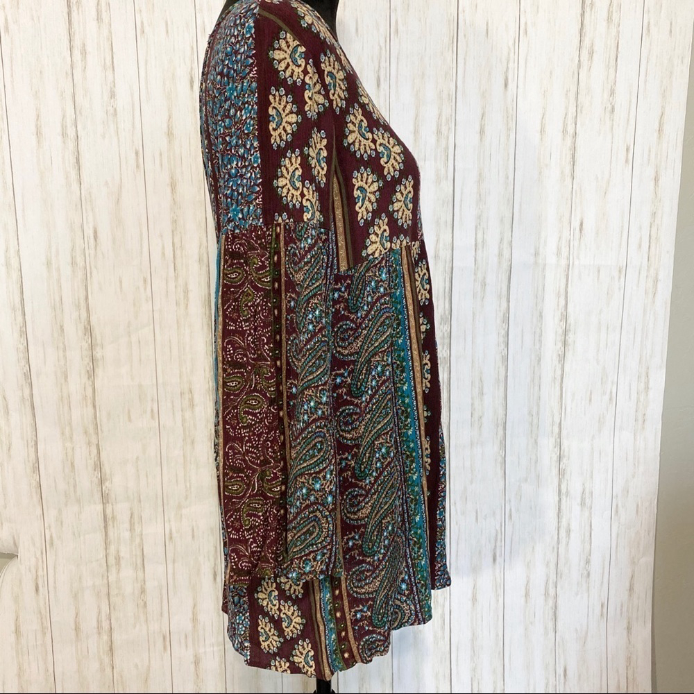 Audrey 3+1 tunic dress hippie boho floral - Picture 3 of 7